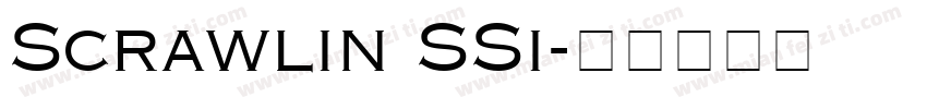 Scrawlin SSi字体转换
